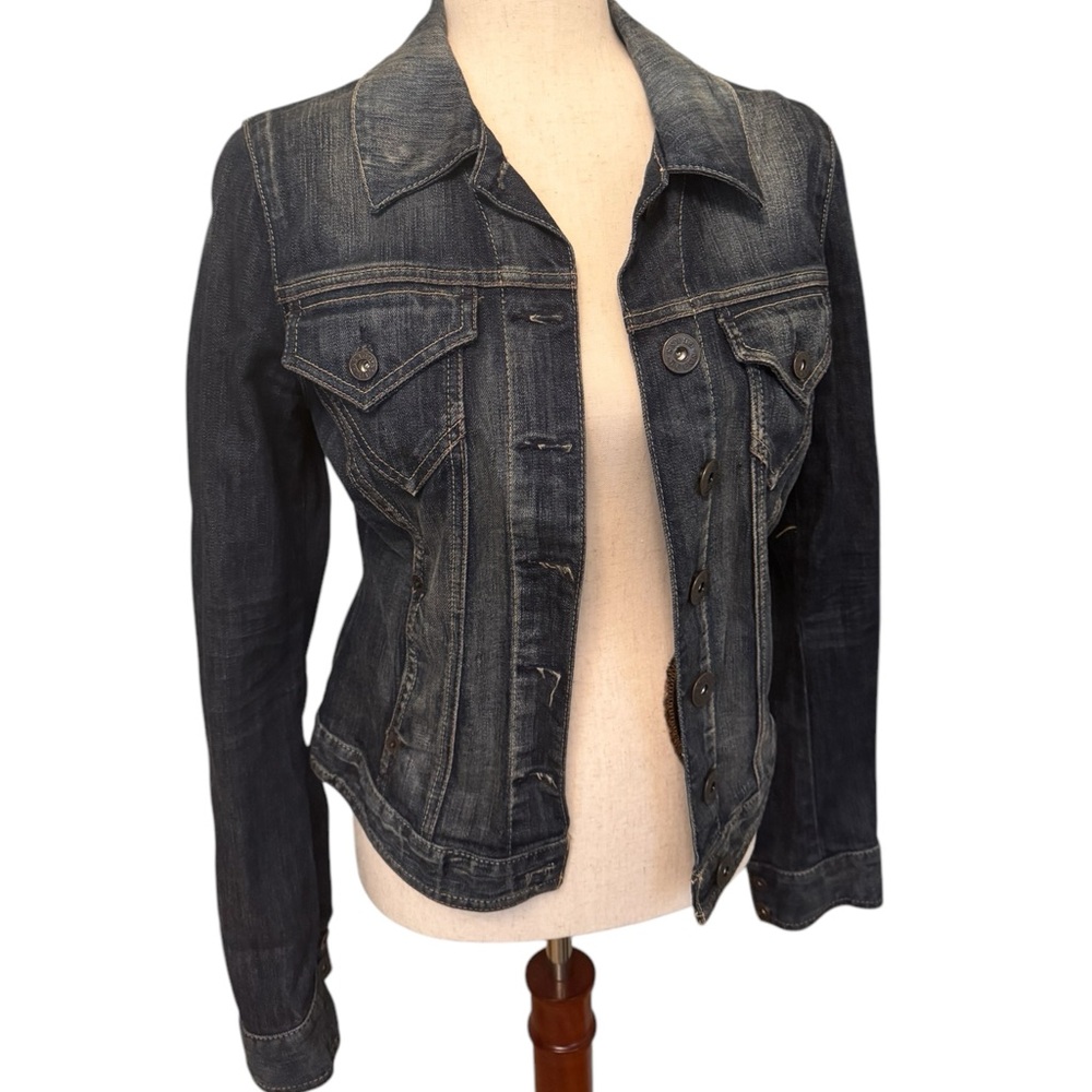 Guess Jeans | Dark Denim Jean Jacket | Sz M
